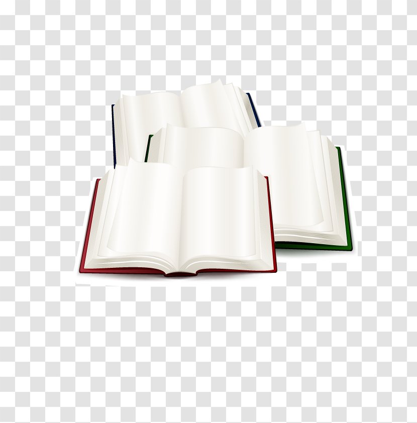 Paper Book - Vector 3 Books Transparent PNG