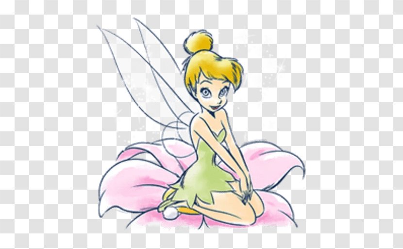 Tinker Bell Sticker 絵文字 Emoticon Clip Art - Disney Princess - Minnie Mouse Transparent PNG