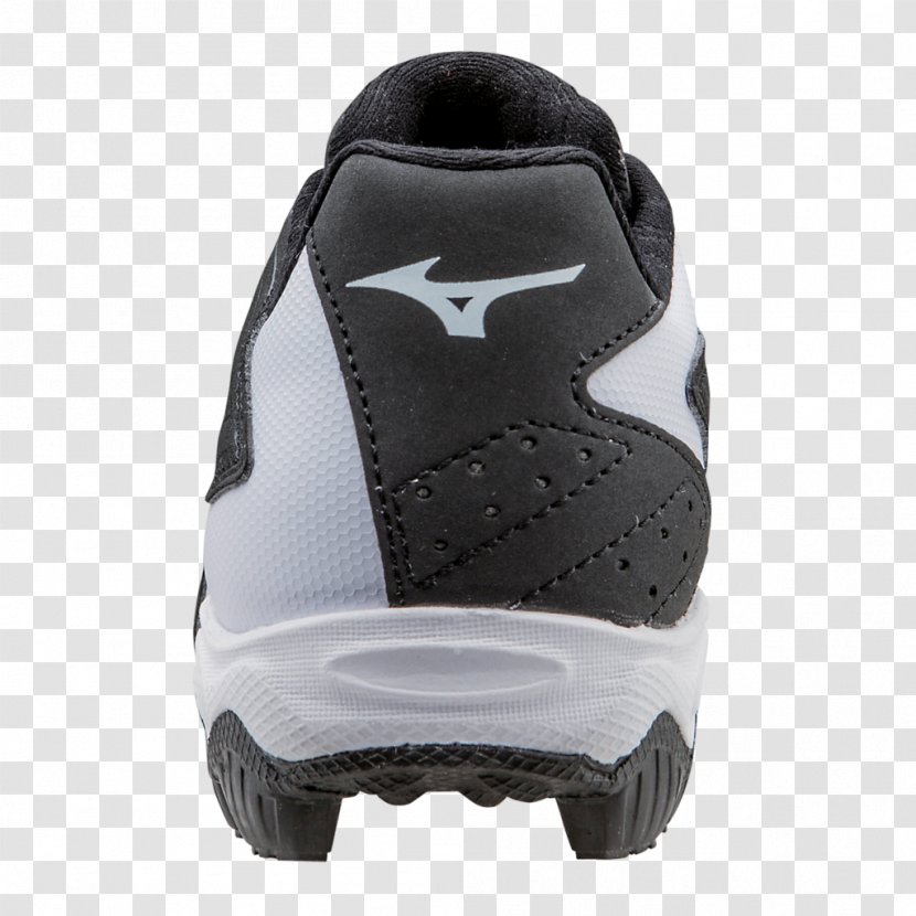 Cleat Baseball Sneakers Mizuno Corporation Shoe - Softball - Black And White Transparent PNG