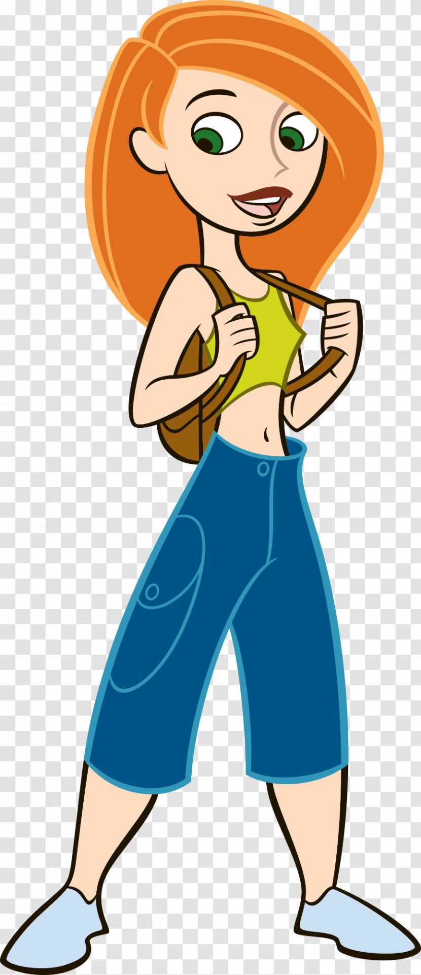 Kim Possible Ron Stoppable Shego Dr. Drakken Disney Channel - Watercolor - Cartoon Characters Transparent PNG