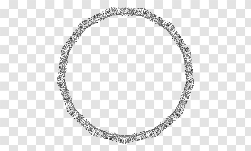 Earring Bracelet Gold Jewellery Necklace - Circle Border Transparent PNG