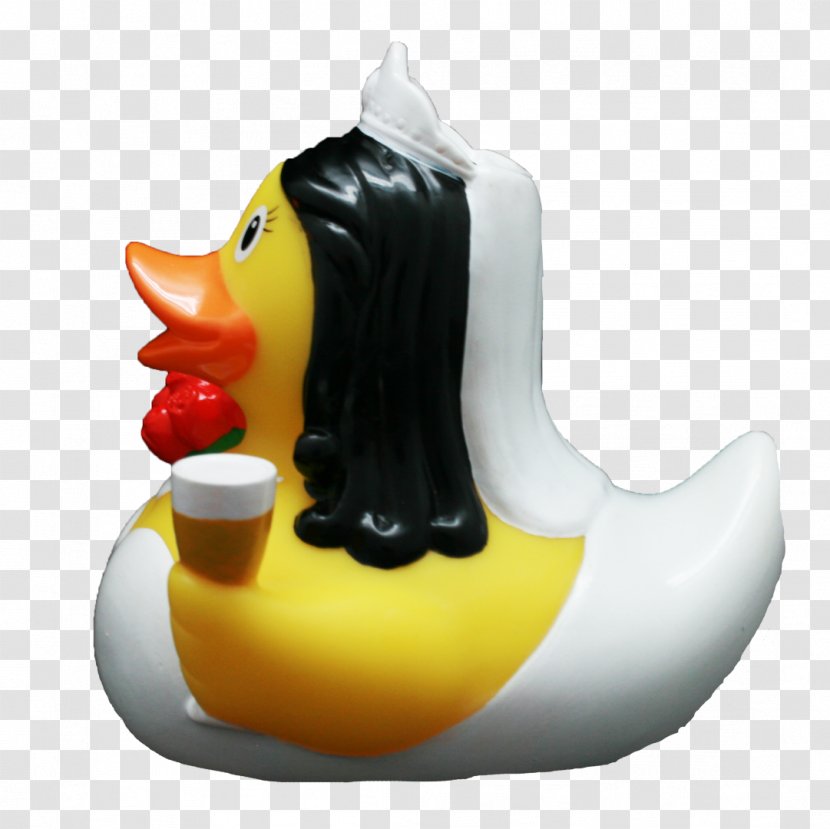 Rubber Duck Bride Wedding Cake - Toy Transparent PNG