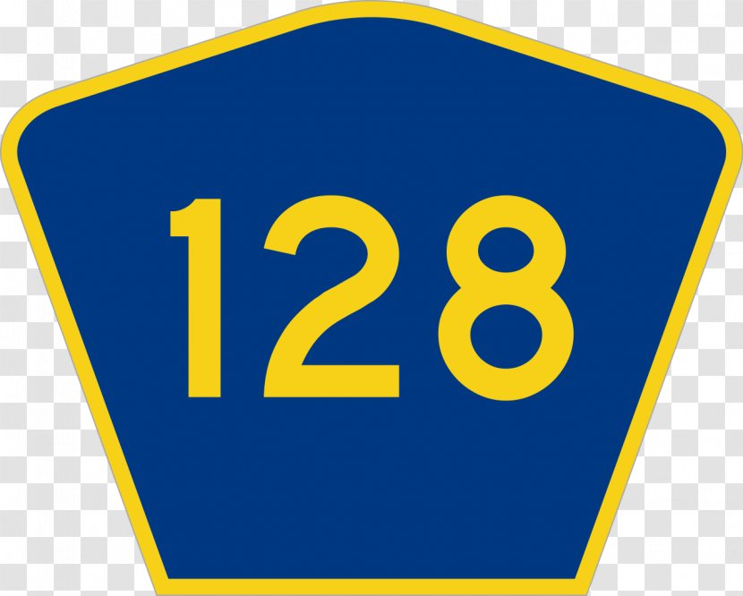 California US County Highway Shield Road Route Number - Yellow Transparent PNG