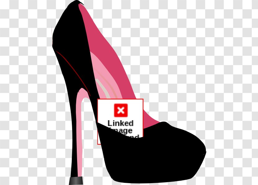 High-heeled Footwear Stiletto Heel Shoe Clip Art - Pink Cliparts Transparent PNG