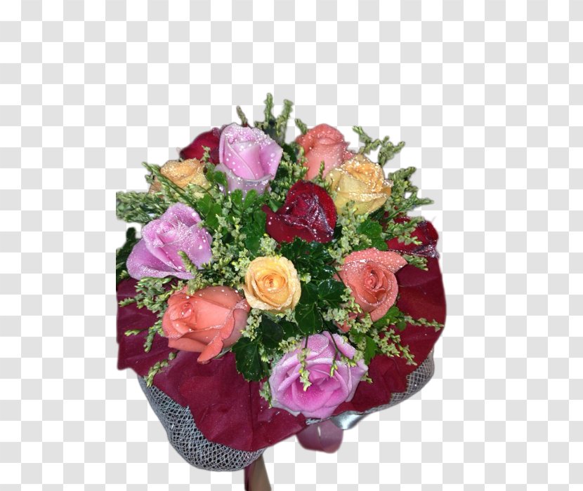 Garden Roses Flower Bouquet Floral Design Cut Flowers - Rose - Boque Border Transparent PNG