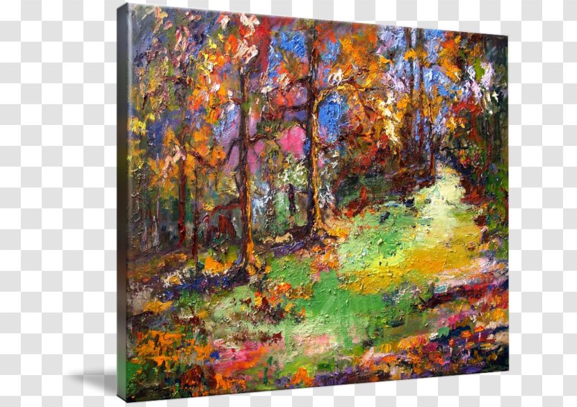Watercolor Painting Art Oil Paint - Acrylic - Forest Transparent PNG