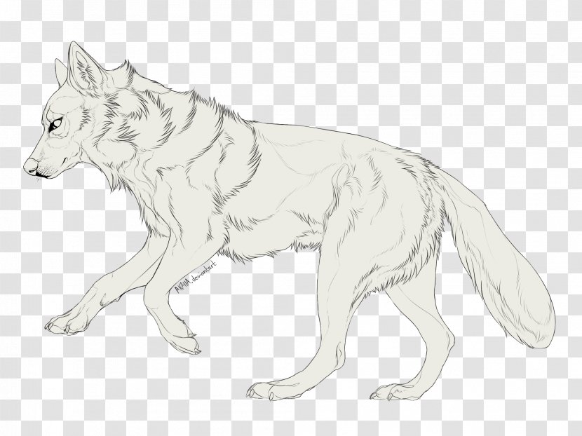 Line Art Dog Life Of Wolf FREE Sounds - Gray - Printing Transparent PNG