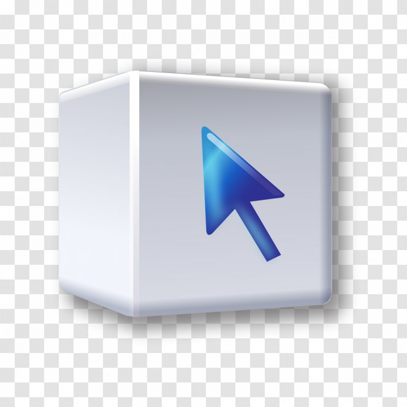 Arrow Designer - Triangle - Blue Block Transparent PNG