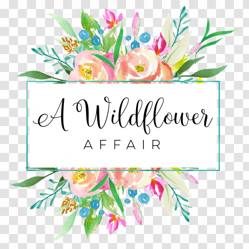 Logo Watercolour Flowers - Plant - Wildflower Heading Box Transparent PNG