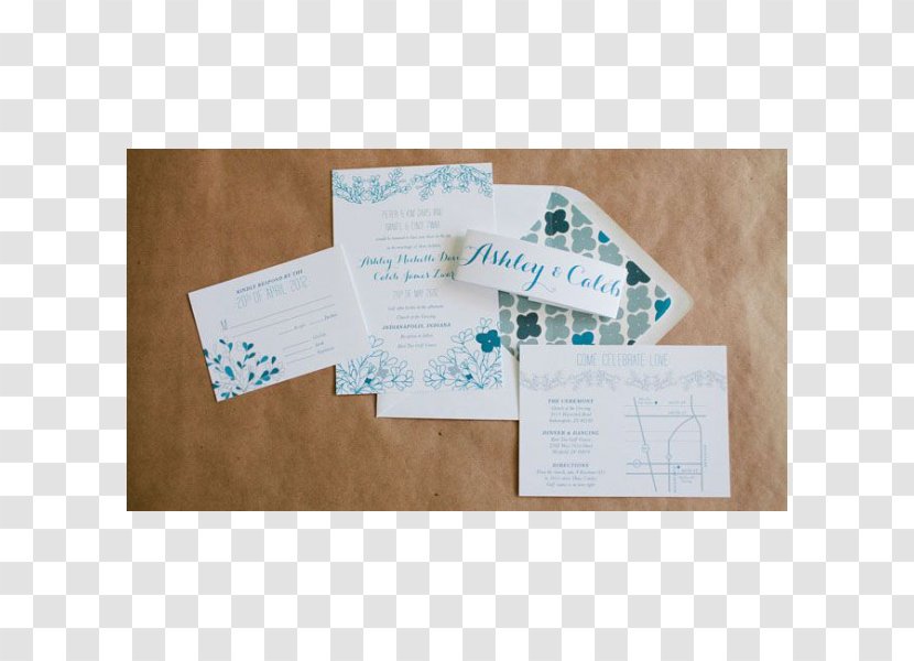 Paper Turquoise Font - Text - Invitations Transparent PNG