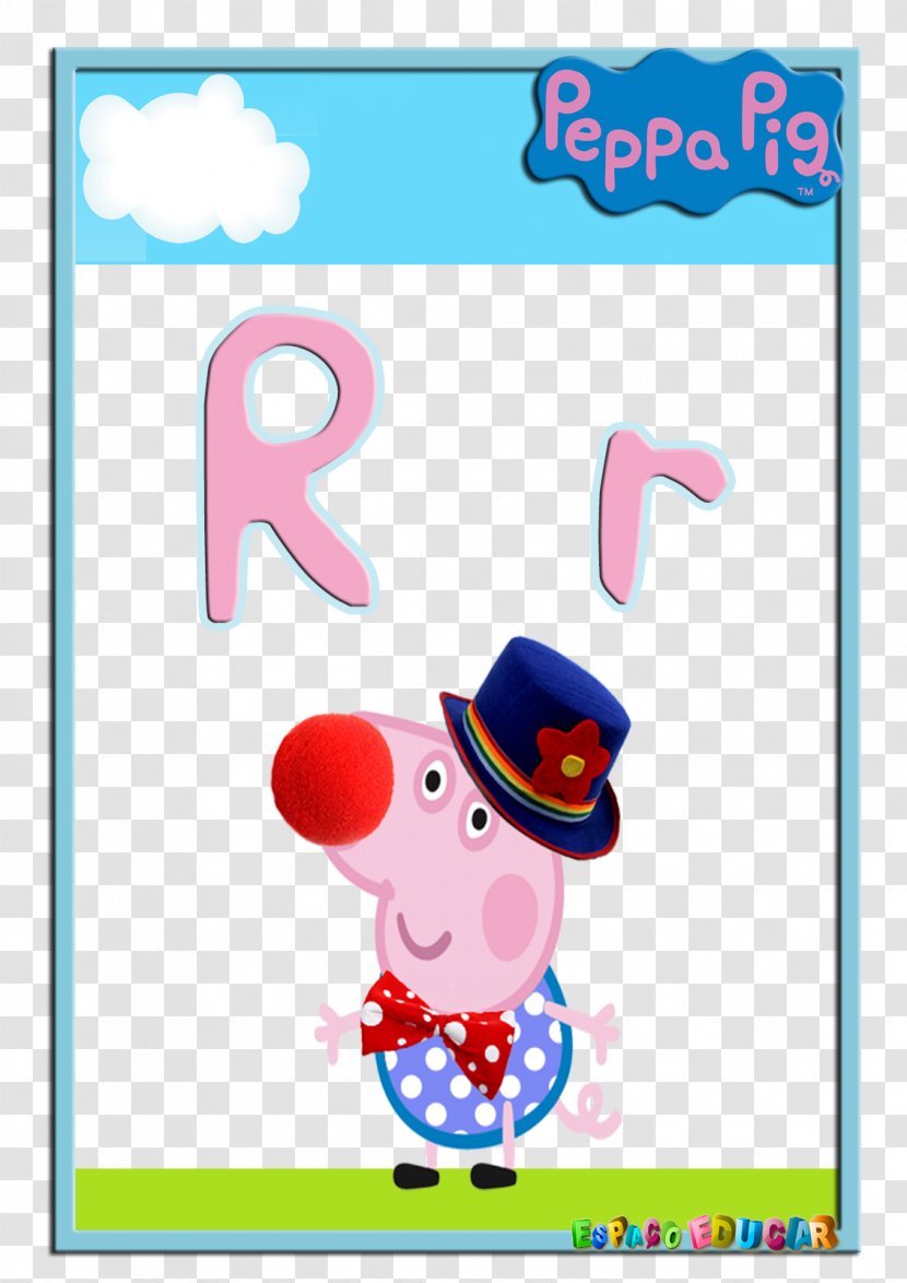 Mummy Pig Party Children's Television Series Birthday Text - Cake - Vx Transparent PNG