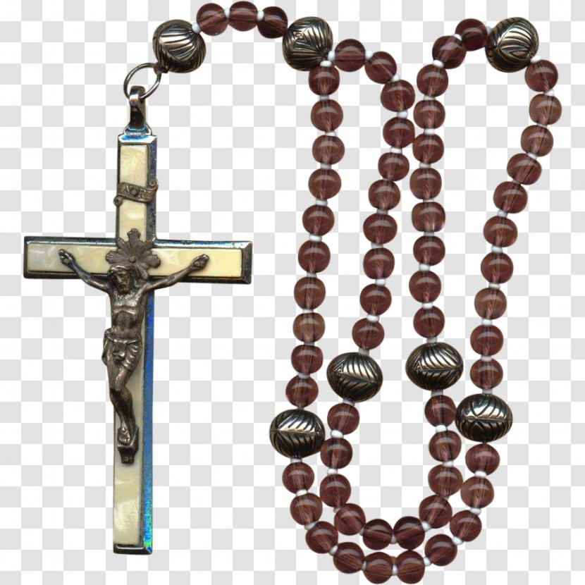 Rosary Prayer Beads Crucifix - Cross - Artifact Transparent PNG