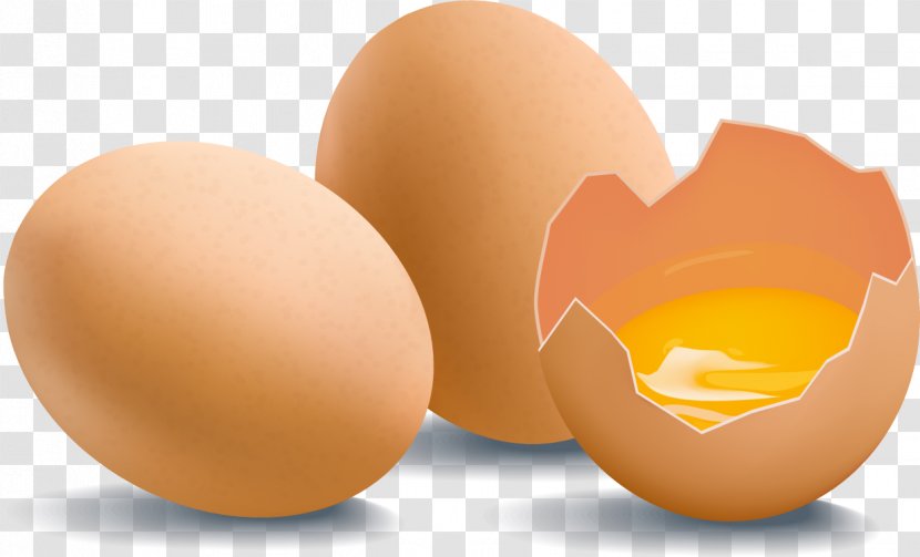 Chicken Egg Yolk - Computer Software - Fresh Eggs And Broken Vector Transparent PNG
