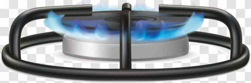 Gas Stove Kitchen Home Appliance Burner - Flame - Vector Element Transparent PNG
