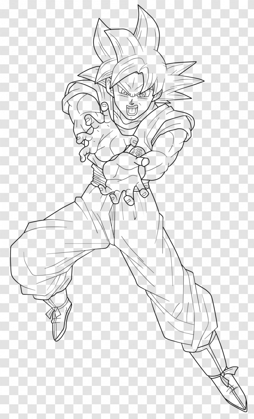Goku Trunks Super Saiyan Paragus - Fictional Character Transparent PNG