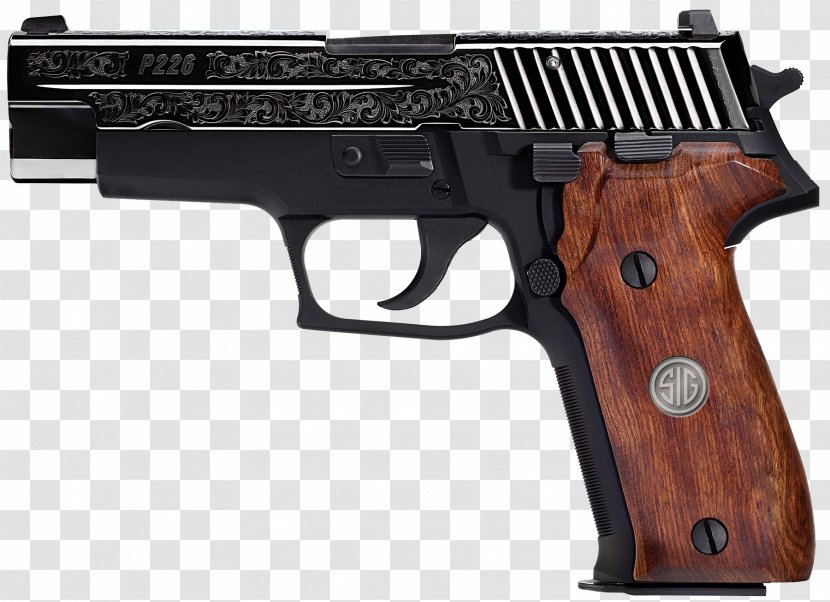 SIG Sauer P226 Semi-automatic Pistol Firearm 9×19mm Parabellum - Sig Transparent PNG