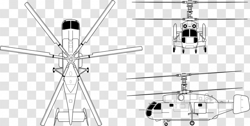 Helicopter Rotor Kamov Ka-27 Ka-32 Ka-25 - Military Transparent PNG