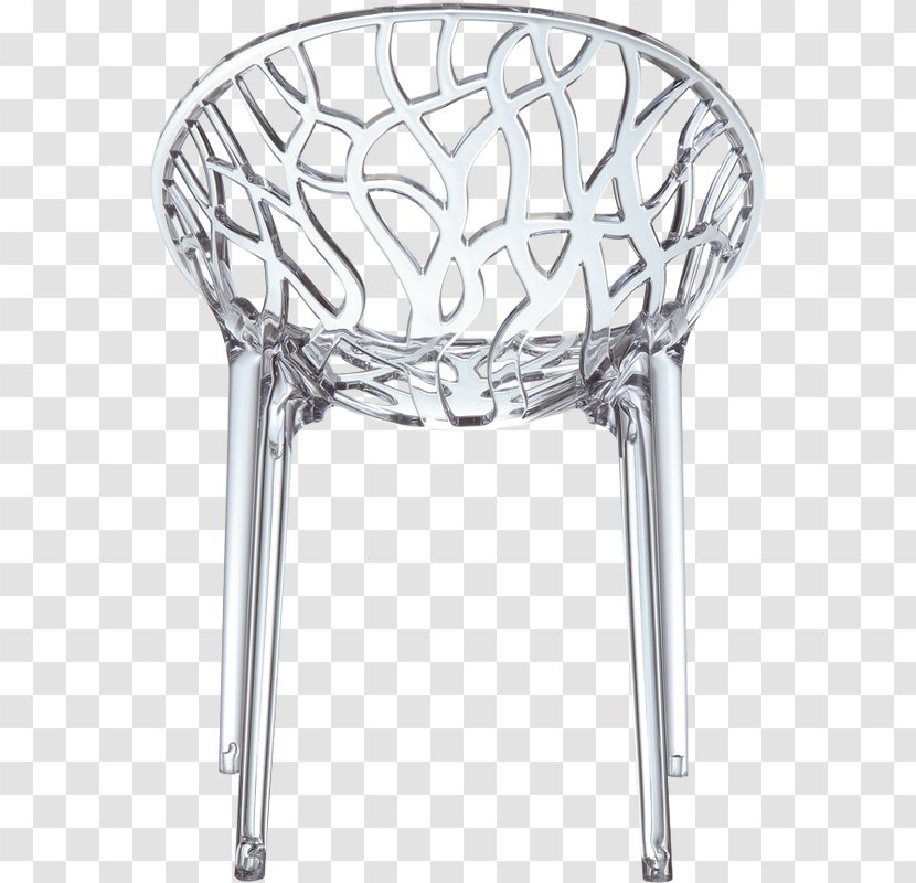 Chair Table Plastic Chaise Longue Polycarbonate - Stool Transparent PNG