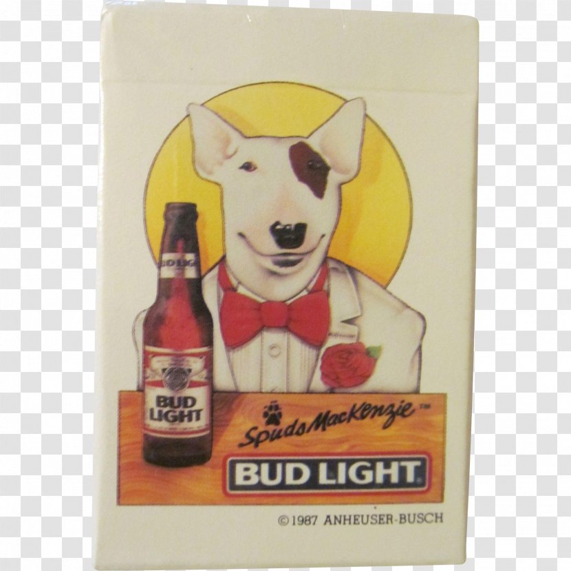 Budweiser Anheuser-Busch Spuds MacKenzie Beer Bud Light - Entertainment Transparent PNG