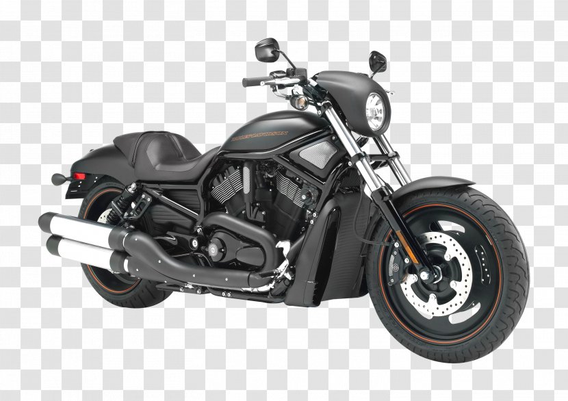 Harley-Davidson VRSC Motorcycle Car Softail - Exhaust System - Motorbike Transparent PNG