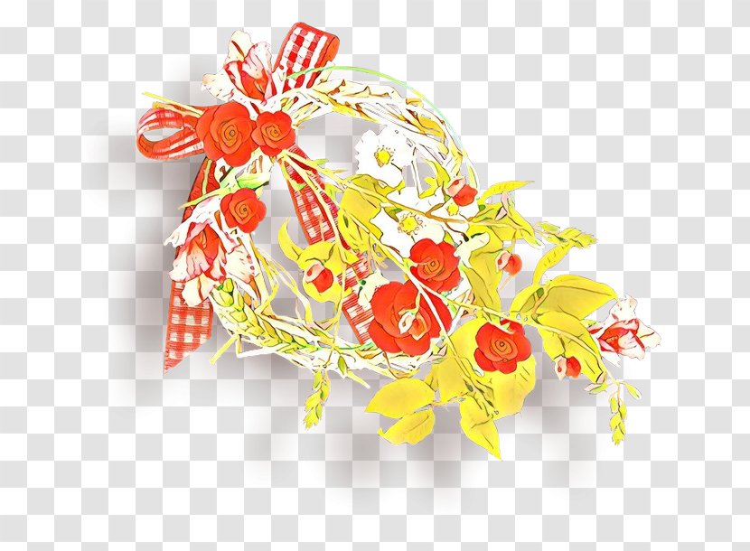 Yellow Cut Flowers Plant Flower Hair Accessory - Fashion Transparent PNG