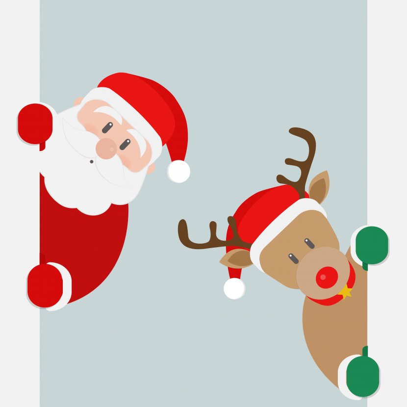 Santa Claus Christmas Public Holiday New Year's Day - Art - Sleigh Transparent PNG