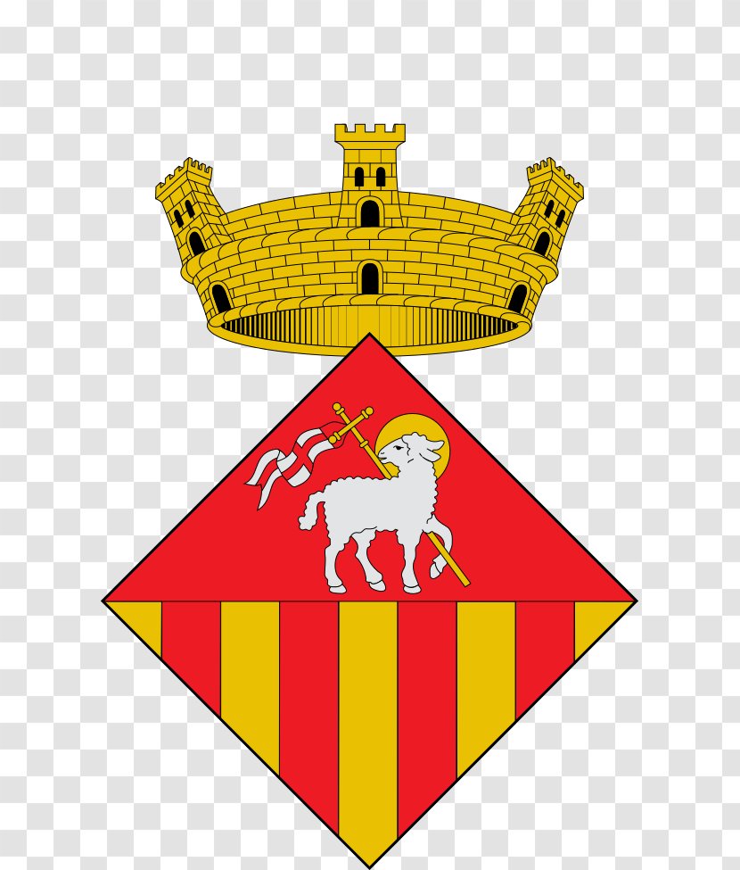 Coll De Nargó Montclar, Berguedà Coat Of Arms Heraldry Escutcheon - Agnus Dei Transparent PNG