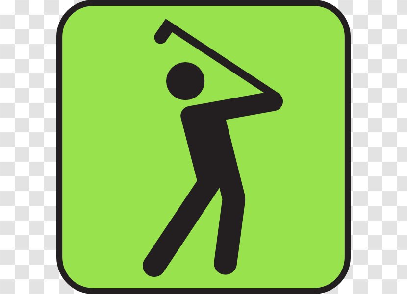 Golf Clubs Course Clip Art - Sign - Mini Clipart Transparent PNG