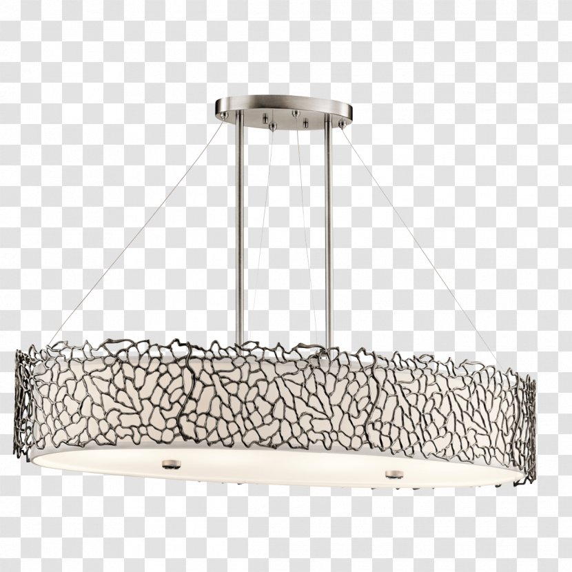 Pendant Light Lighting Silver Chandelier - Ceiling - Suspension Island Transparent PNG