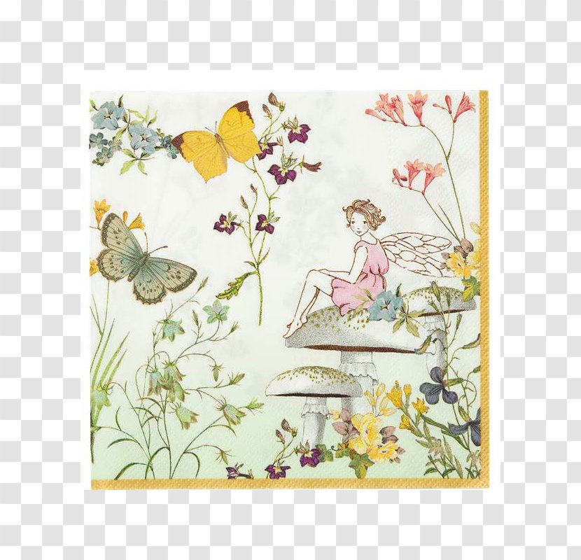 Cloth Napkins Talking Tables Plate Fairy - Pollinator - Table Transparent PNG