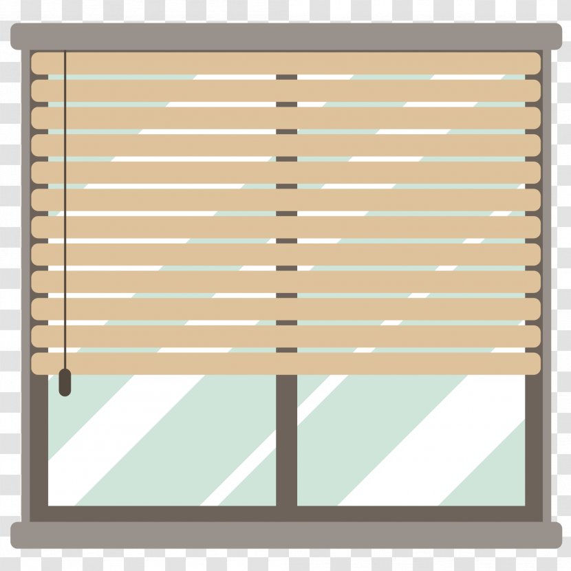 Window Blind Curtain Flat Design Transparent PNG