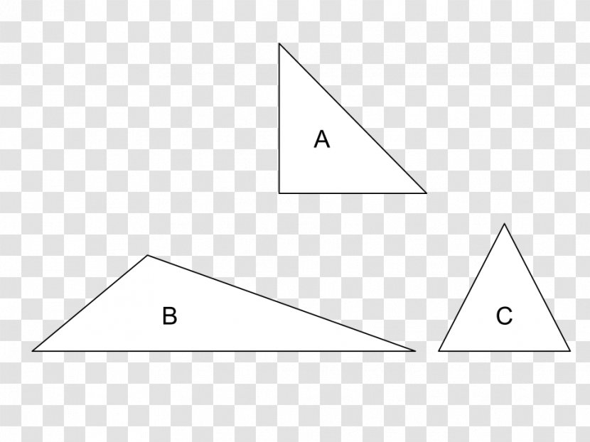 Triangle White Point - Black And Transparent PNG
