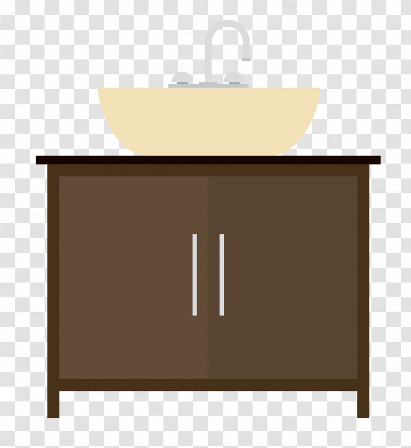 Bathroom Sink - Rectangle - Vector Transparent PNG