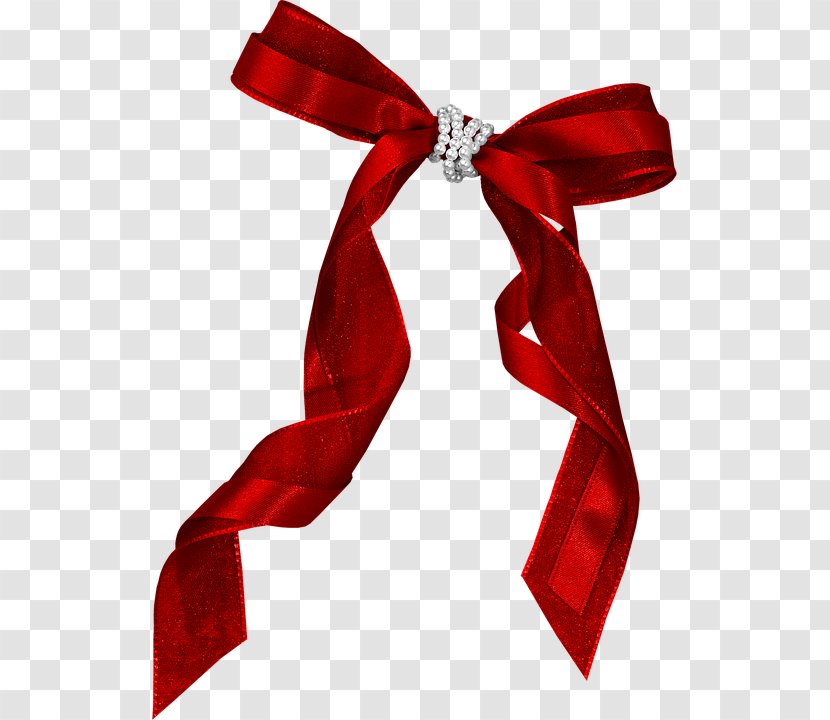 Gift Wrapping Shoelace Knot Ribbon Christmas - Red Transparent PNG