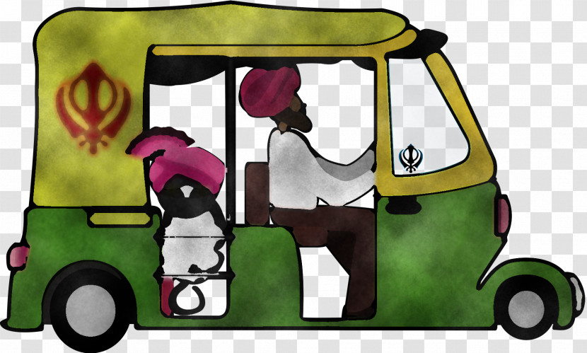 Car Golf Cart Transport Cartoon Green Transparent PNG