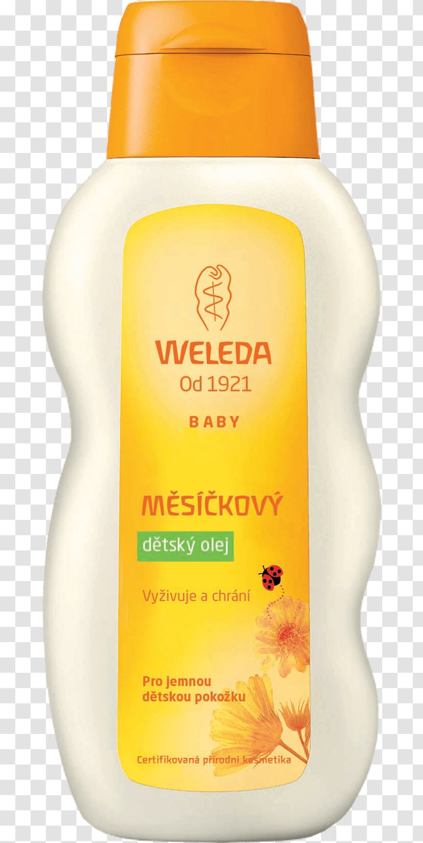 Oil Weleda Calendula Baby Face Cream Bath Skin Transparent PNG