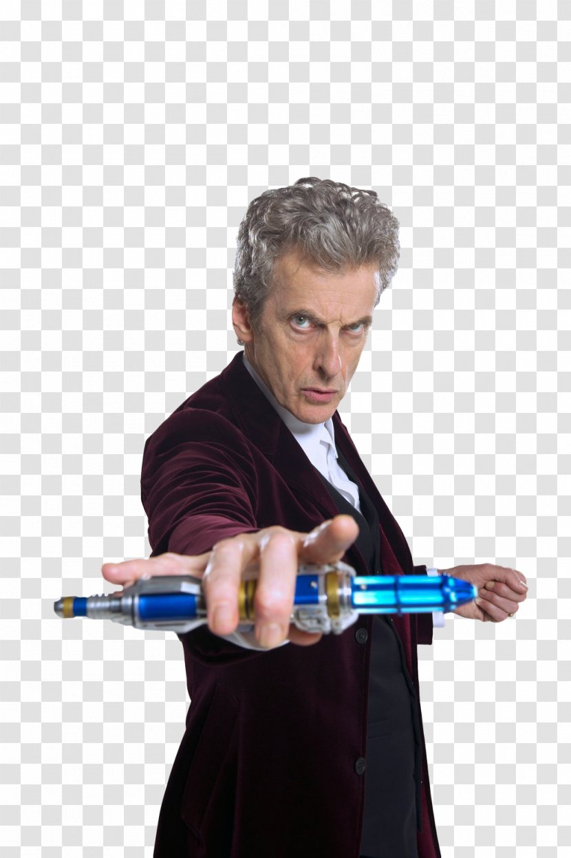 Peter Capaldi Twelfth Doctor Who Sonic Screwdriver - Television Show Transparent PNG