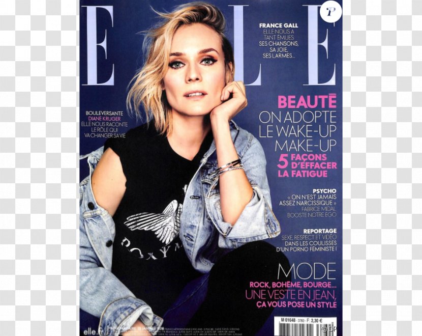 Bella Hadid Elle Online Magazine 0 - Diane Kruger - Alexandre Vauthier Transparent PNG