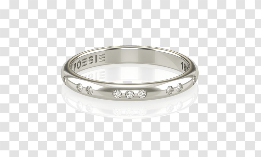 Wedding Ring Silver Bangle Platinum - Body Jewelry Transparent PNG