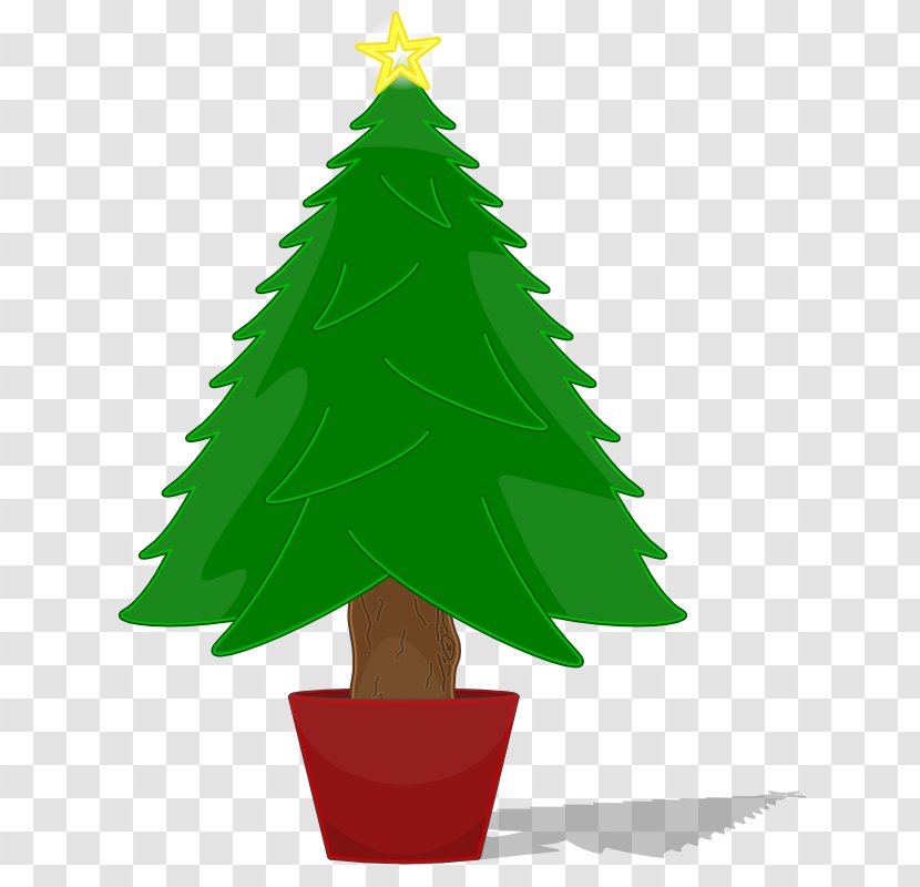 Christmas Tree Clip Art - Gift - Transparent Background Transparent PNG