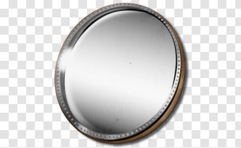Emoticon Mirror - Silver Transparent PNG