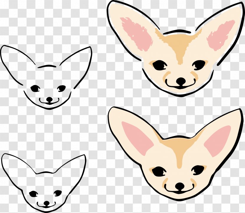 Puppy Chihuahua Fennec Fox Red Canidae - Silhouette Transparent PNG
