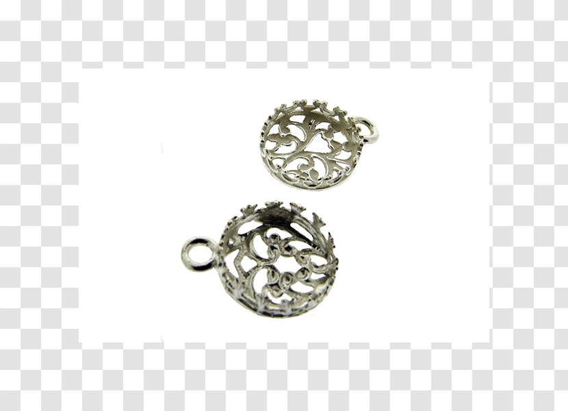 Earring Jewellery Silver Bezel Gemstone - Chain Transparent PNG