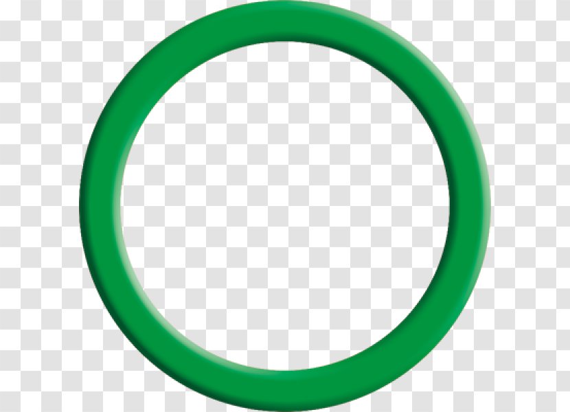 Circle Body Jewellery Rim Font - Green Transparent PNG