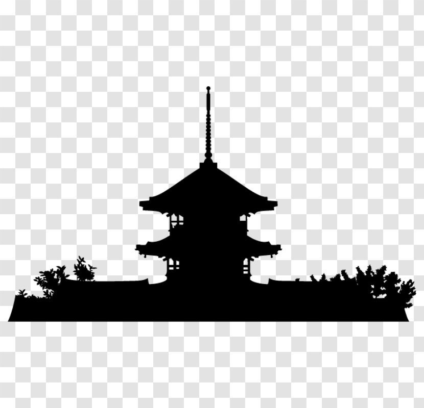 Sticker Japanese Pagoda Vinyl Group Decorative Arts - House - Japan Transparent PNG