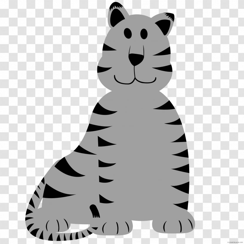 Tiger Whiskers Cat Clip Art - Bear Transparent PNG
