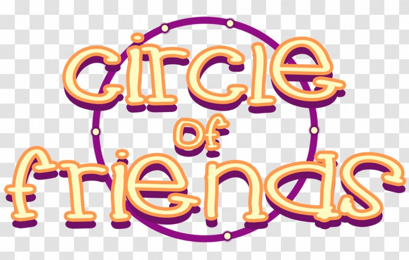 Logo Brand Font - Purple - Circle Of Friends Transparent PNG