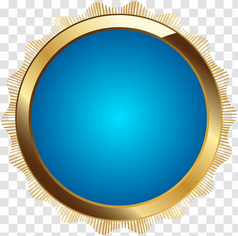 Circle Microsoft Azure - Birthday - Seal Badge Blue Transparent Clip Art Transparent PNG