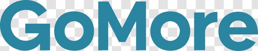 Logo GoMore Carpool Brand - Blue Geometric Transparent PNG