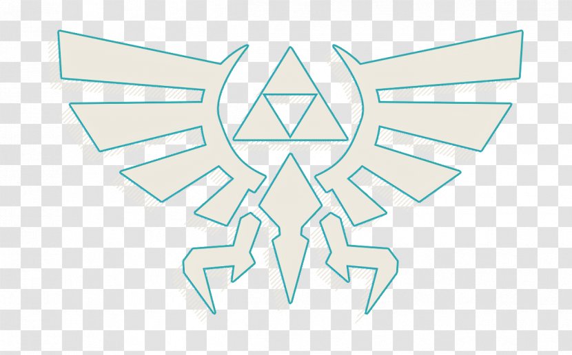 Zelda Icon - Blackandwhite - Symbol Transparent PNG